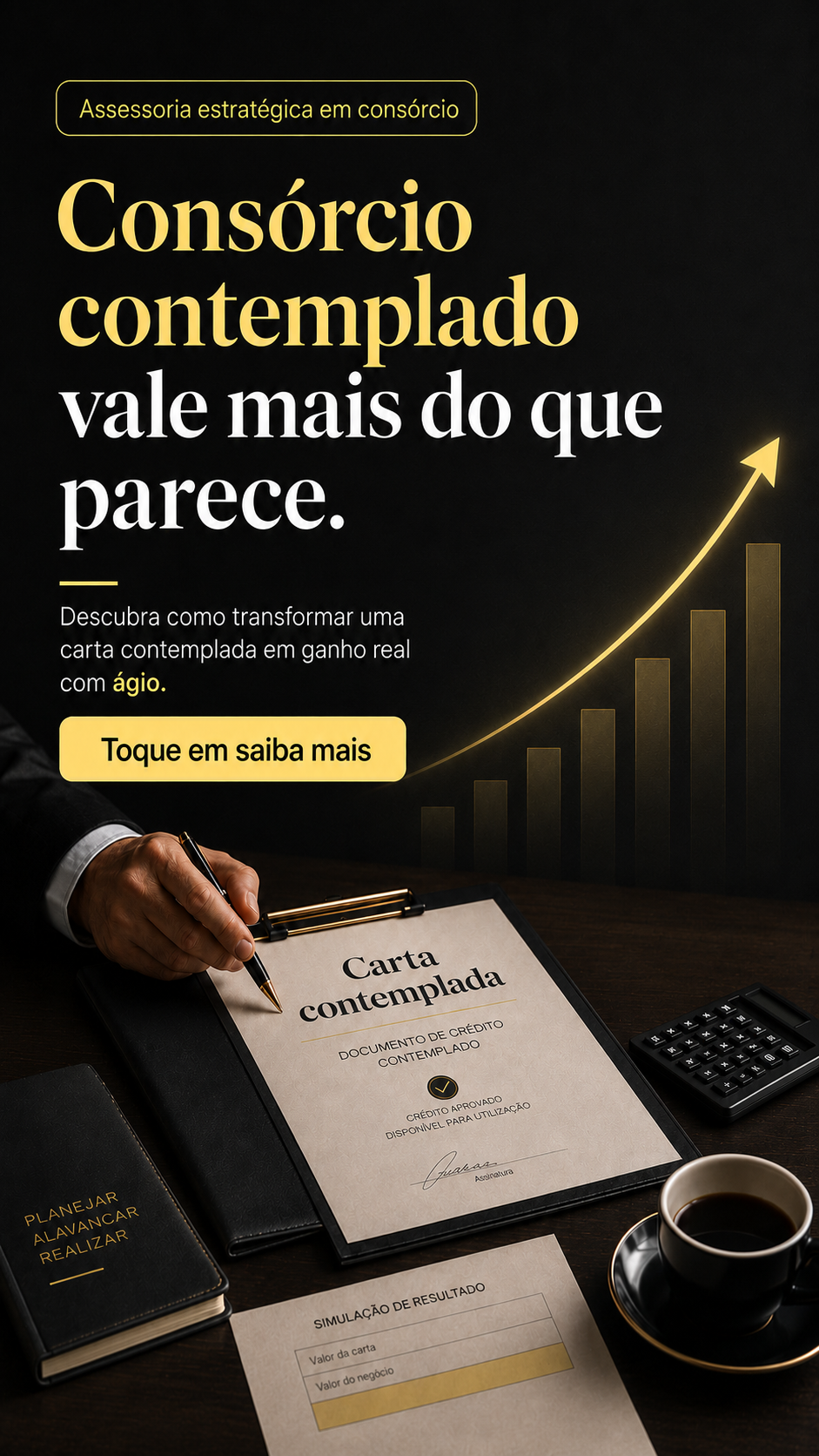 Cássio Scott - Consórcio Estratégico Facebook ad from Jul 7, 2026