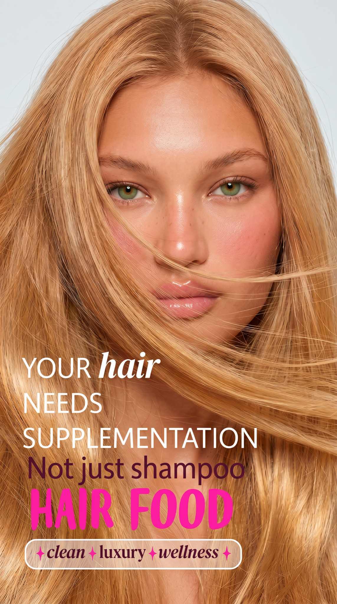 ALL NAT Facebook ad: Is your hair not growing… or just breaking?