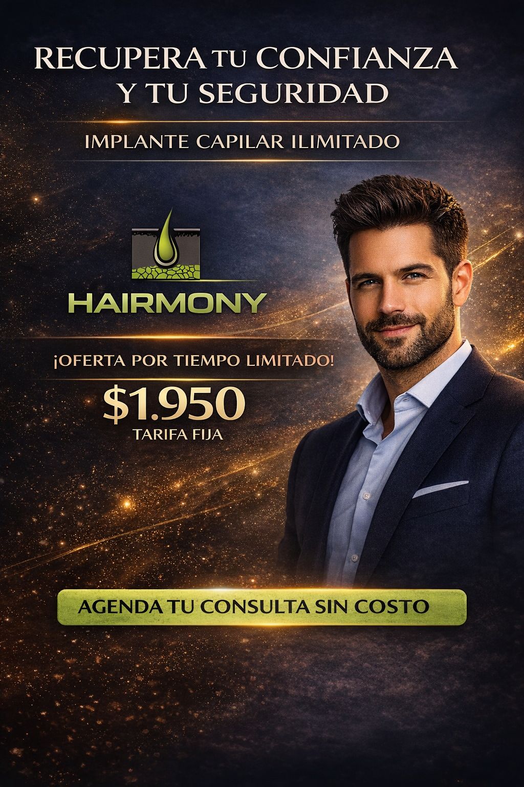Hairmony Trasplante Capilar Facebook ad