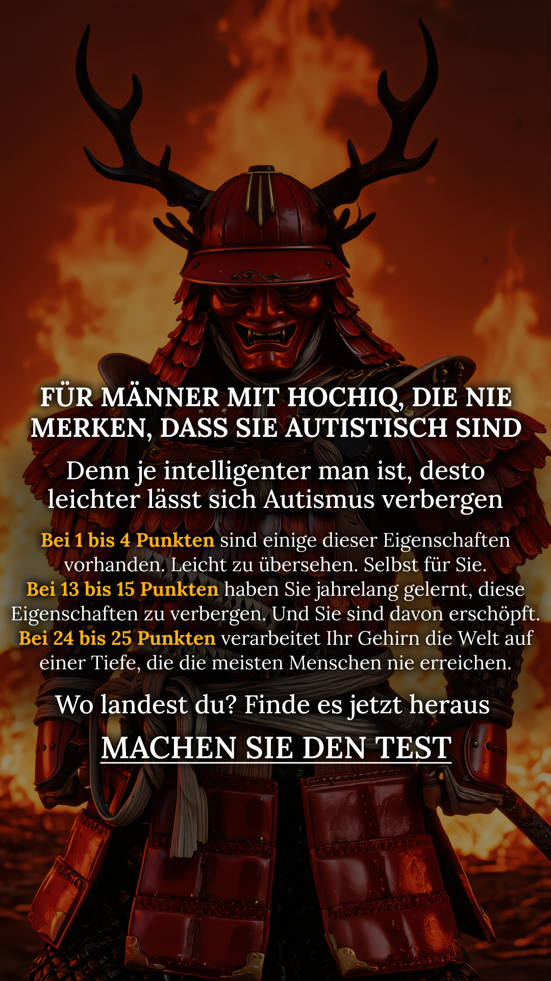 International IQ test Facebook ad
