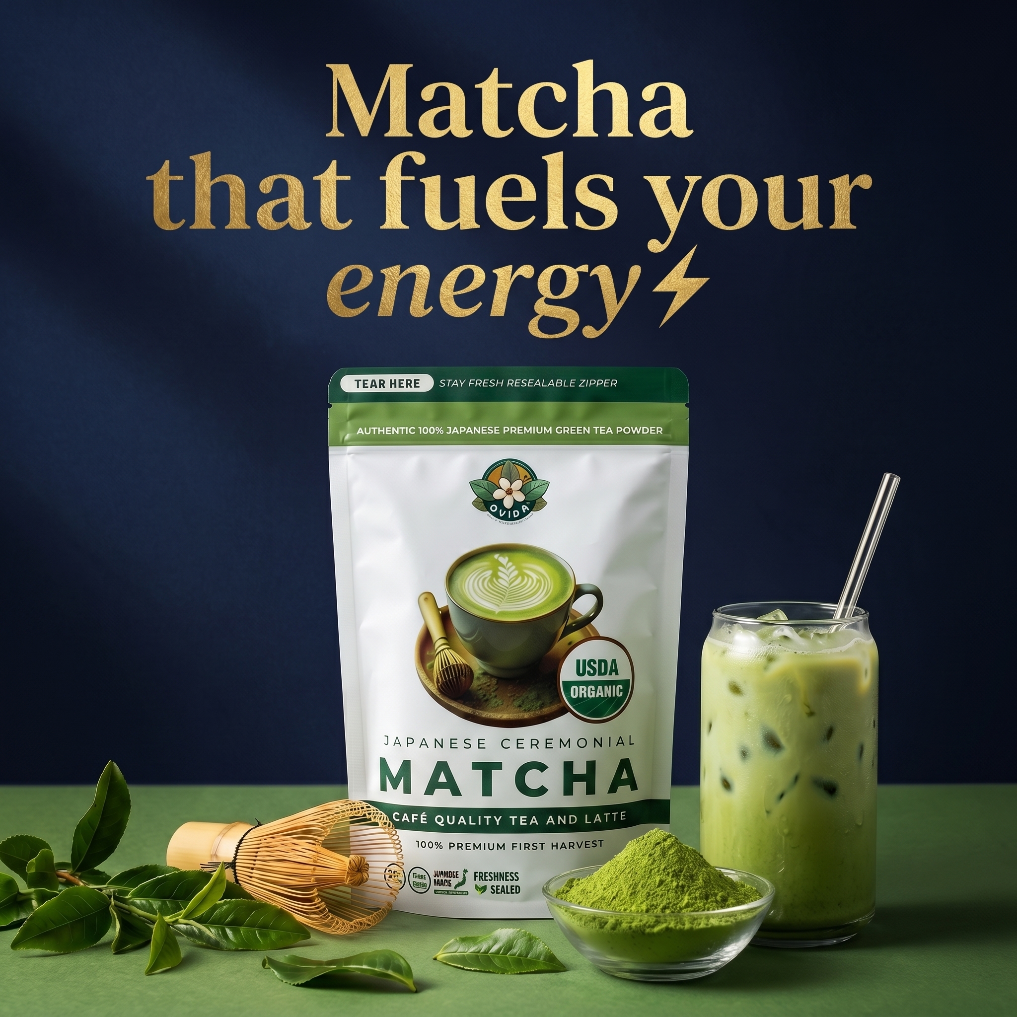 Ovida Organics Facebook ad