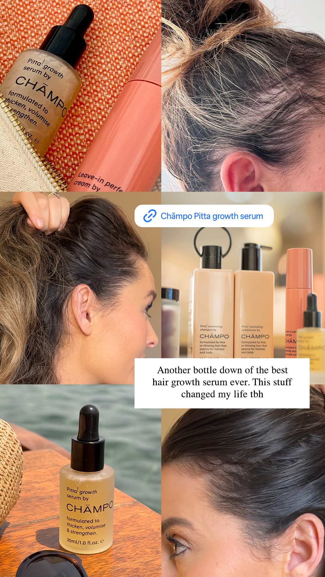 Chāmpo Haircare Facebook ad