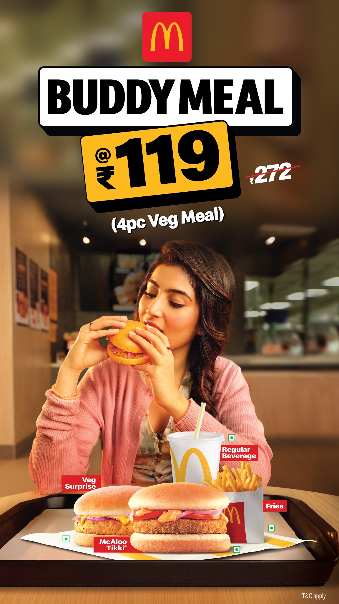McDonald's India Facebook ad from Jul 23, 2026