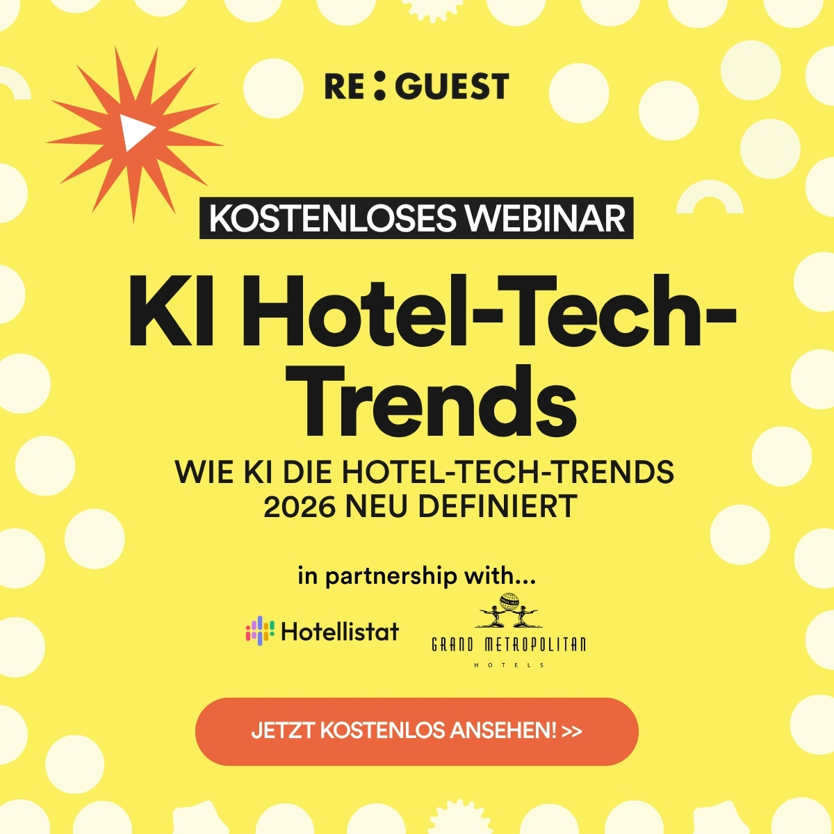 ReGuest Facebook ad: KI-Trends im Hotel: Webinar-Aufzeichnung jetzt ansehen