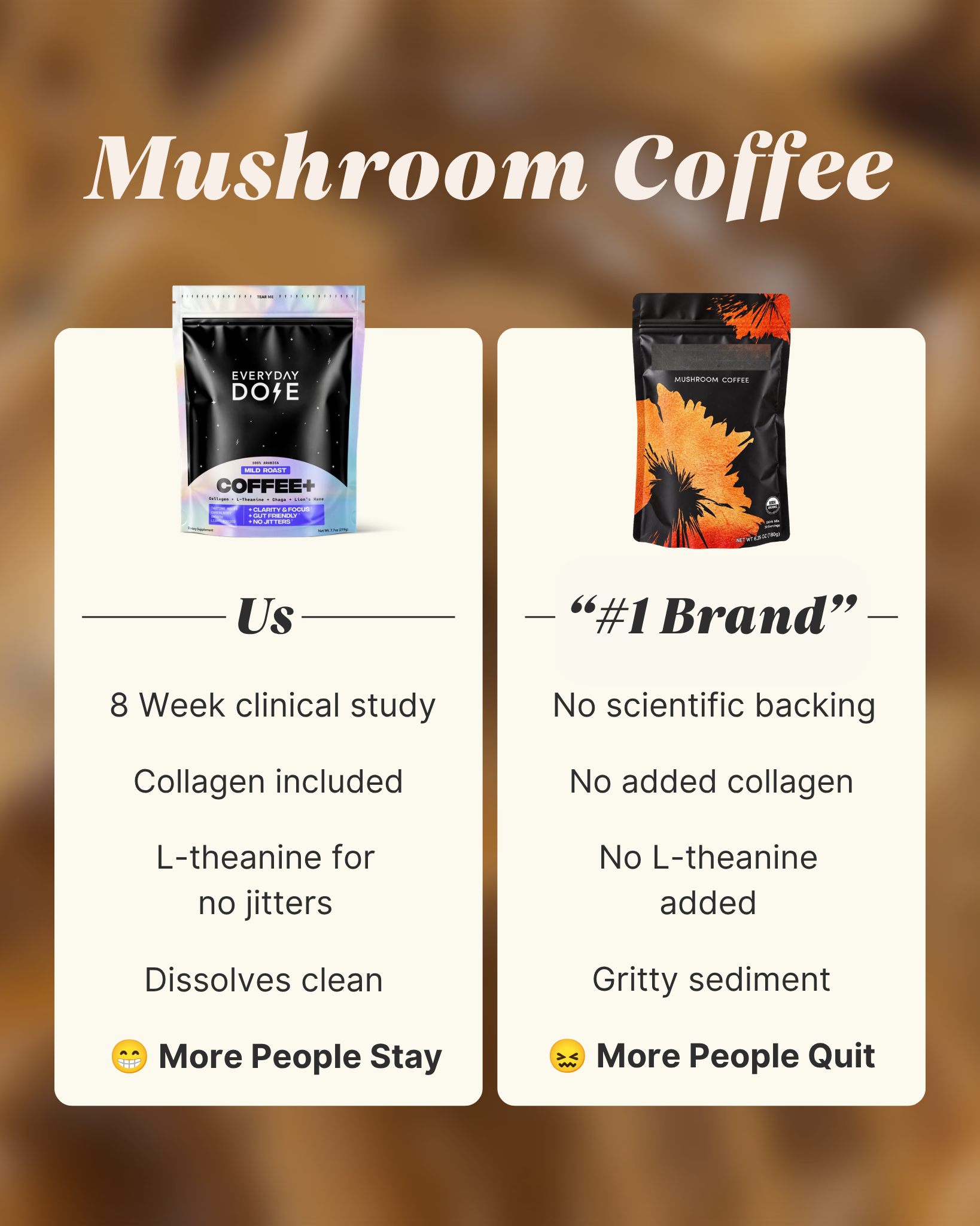 Everyday Dose Facebook ad: Pour Yourself Coffee That Does More