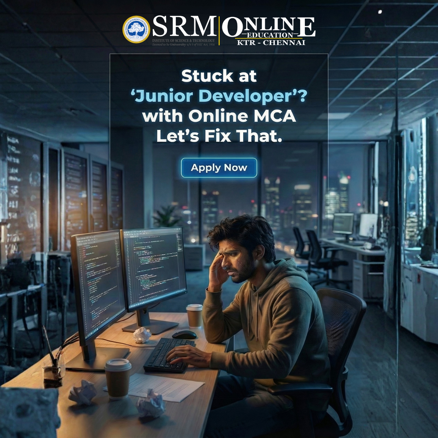 SRM Online Education Facebook ad
