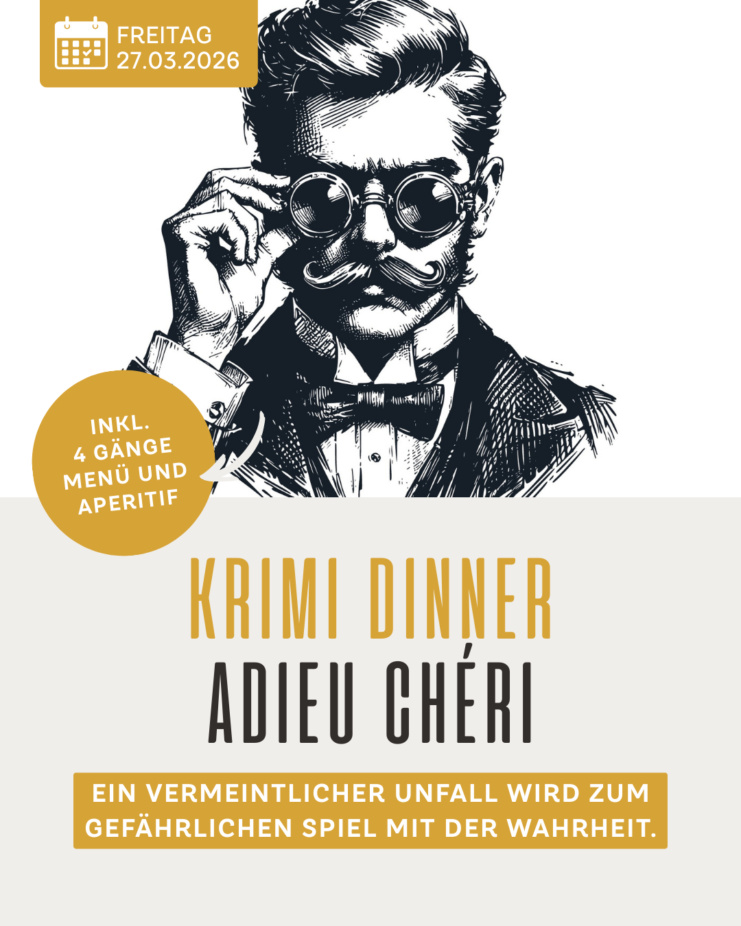 TONIs by Wenisch / Genusshotel Wenisch Facebook ad: Unsere nächsten Krimi Dinner & Co.