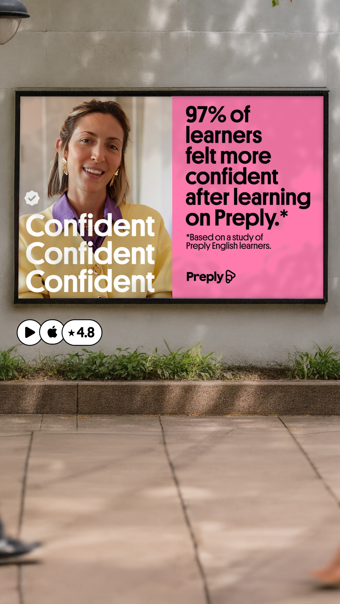 Preply Facebook ad