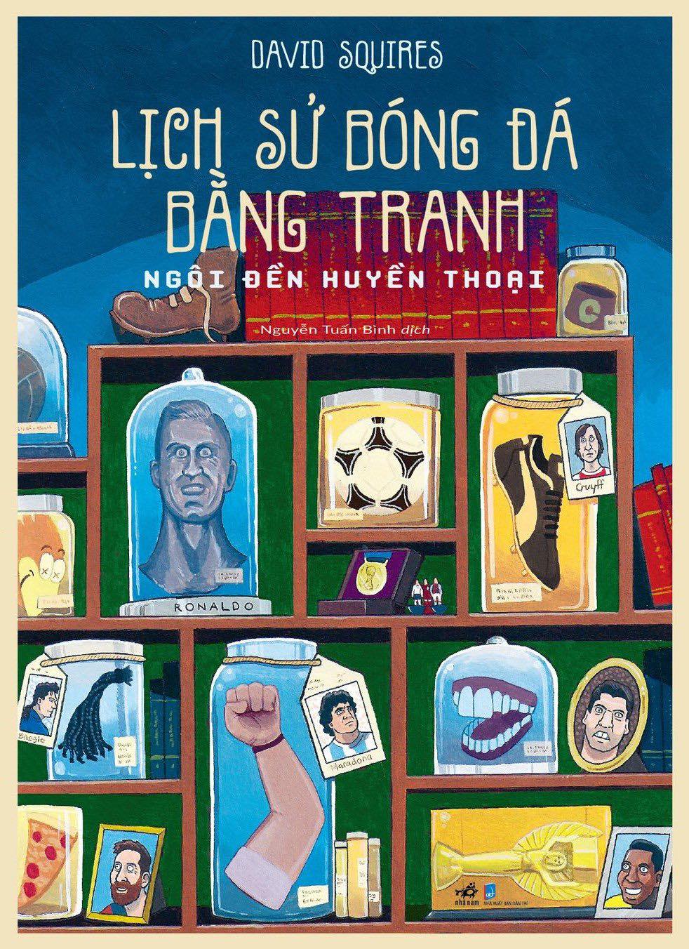Bình Bán Book Facebook ad: LỊCH SỬ BÓNG ĐÁ BẰNG TRANH Ngôi Đền…