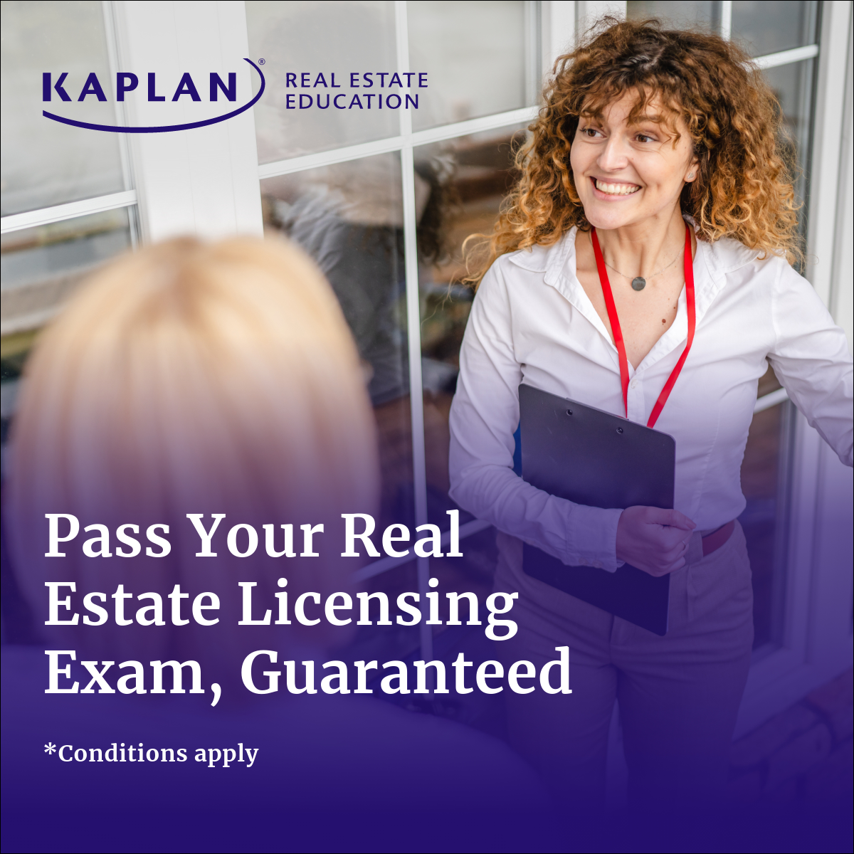 Kaplan Real Estate Education Facebook ad