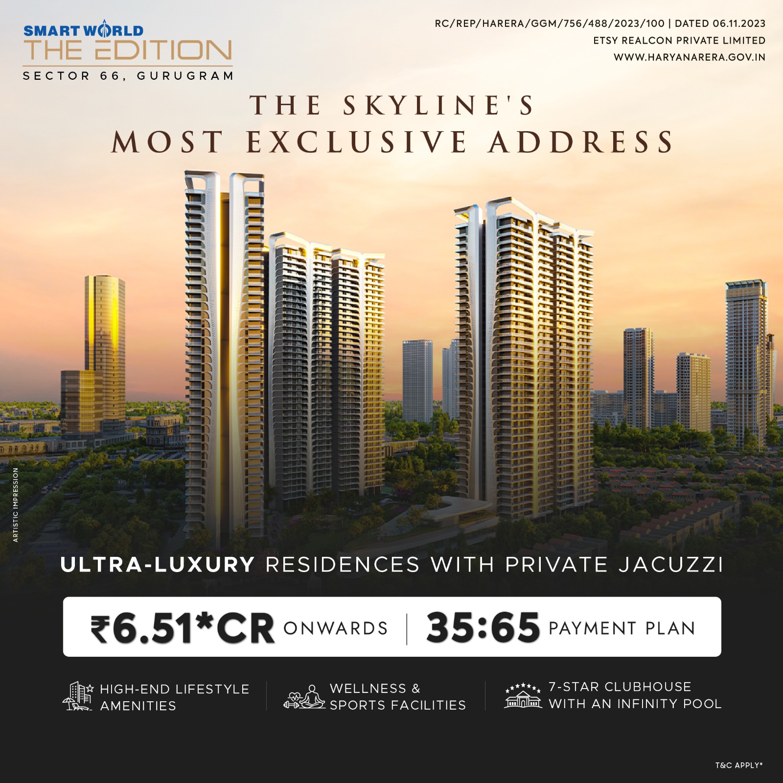 Smartworld Developers Pvt. Ltd. Facebook ad from Jun 8, 2026