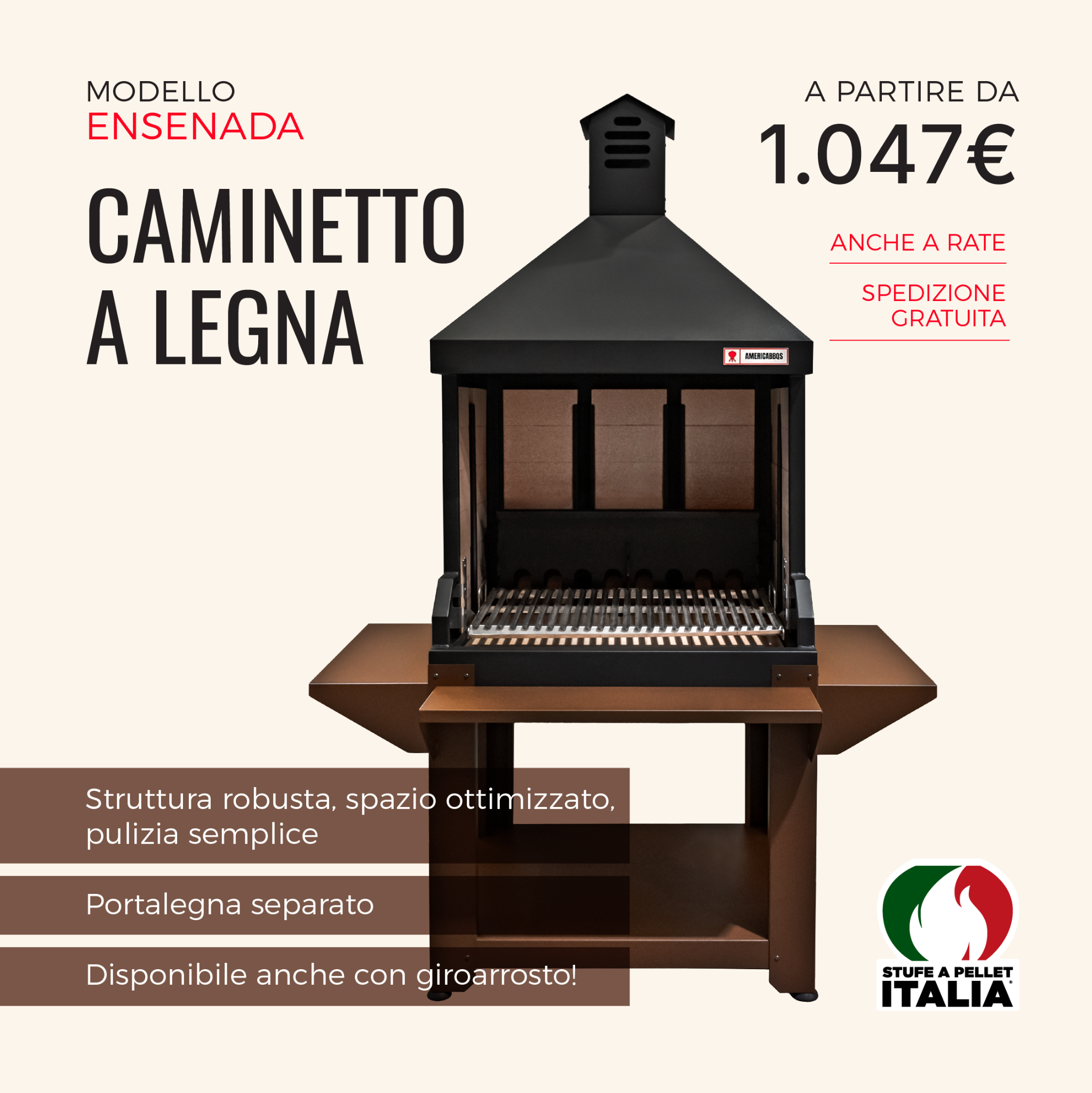 Stufe a Pellet Italia Facebook ad
