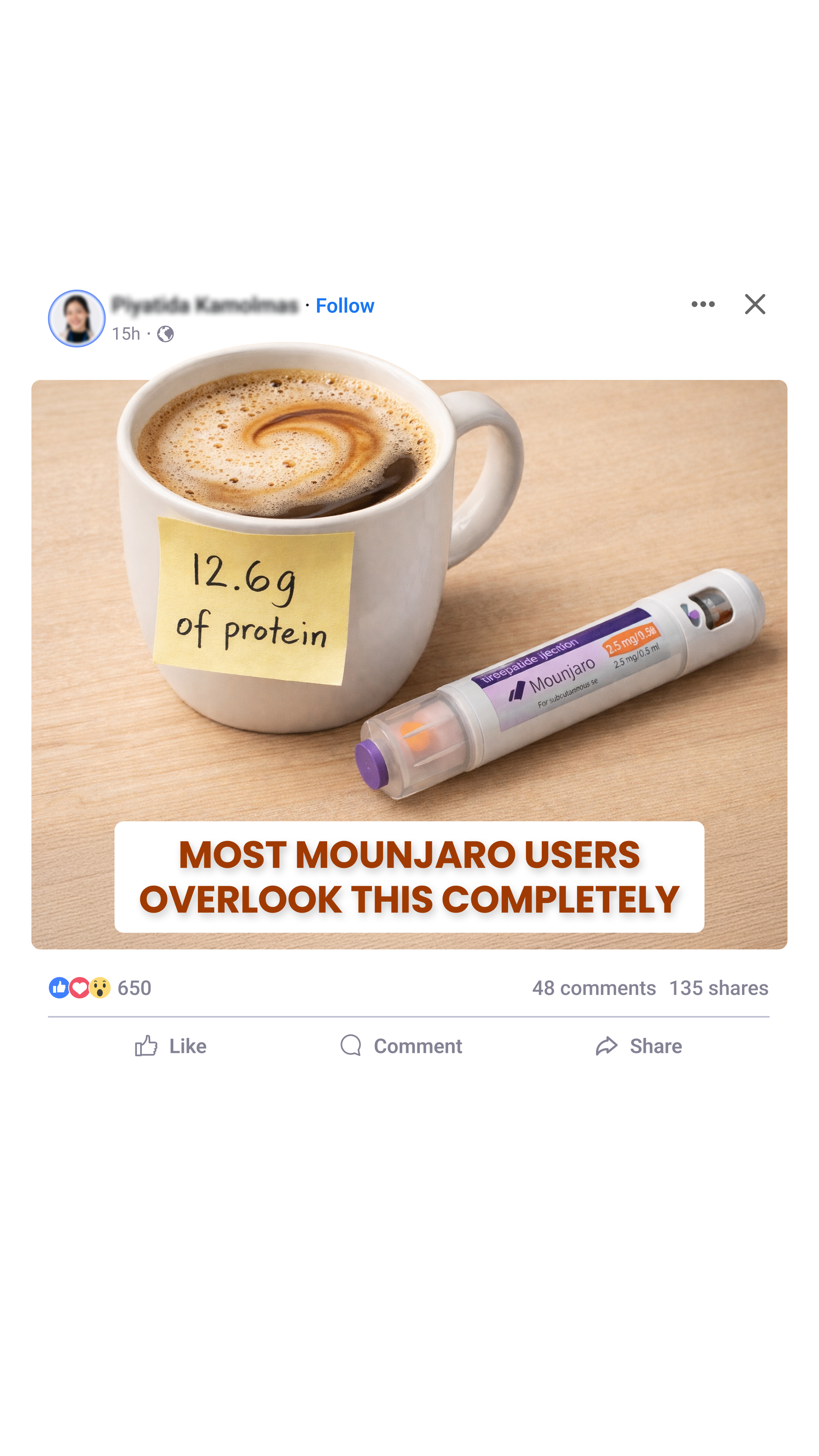 Nutrition Geeks Facebook ad