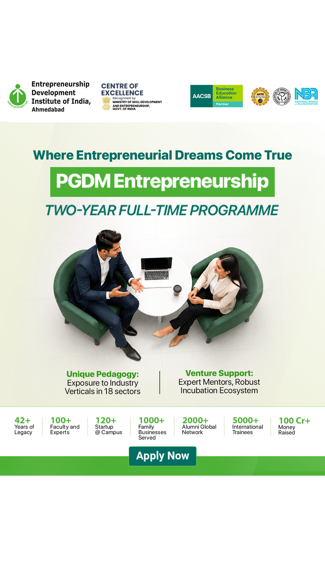 EDII Programmes PGDM Facebook ad