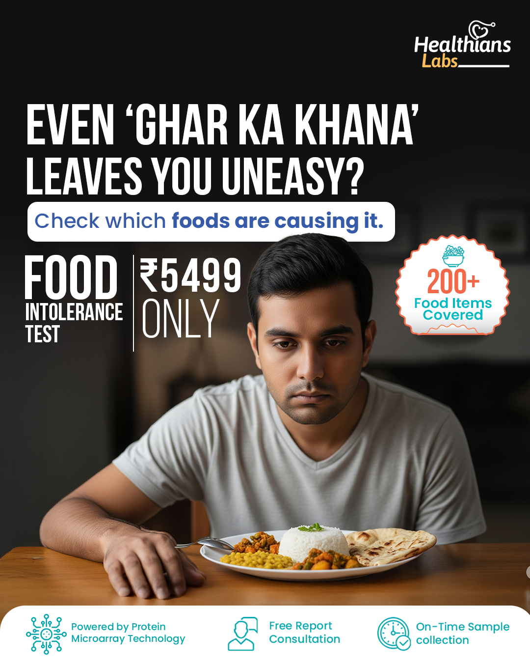 Healthians Facebook ad
