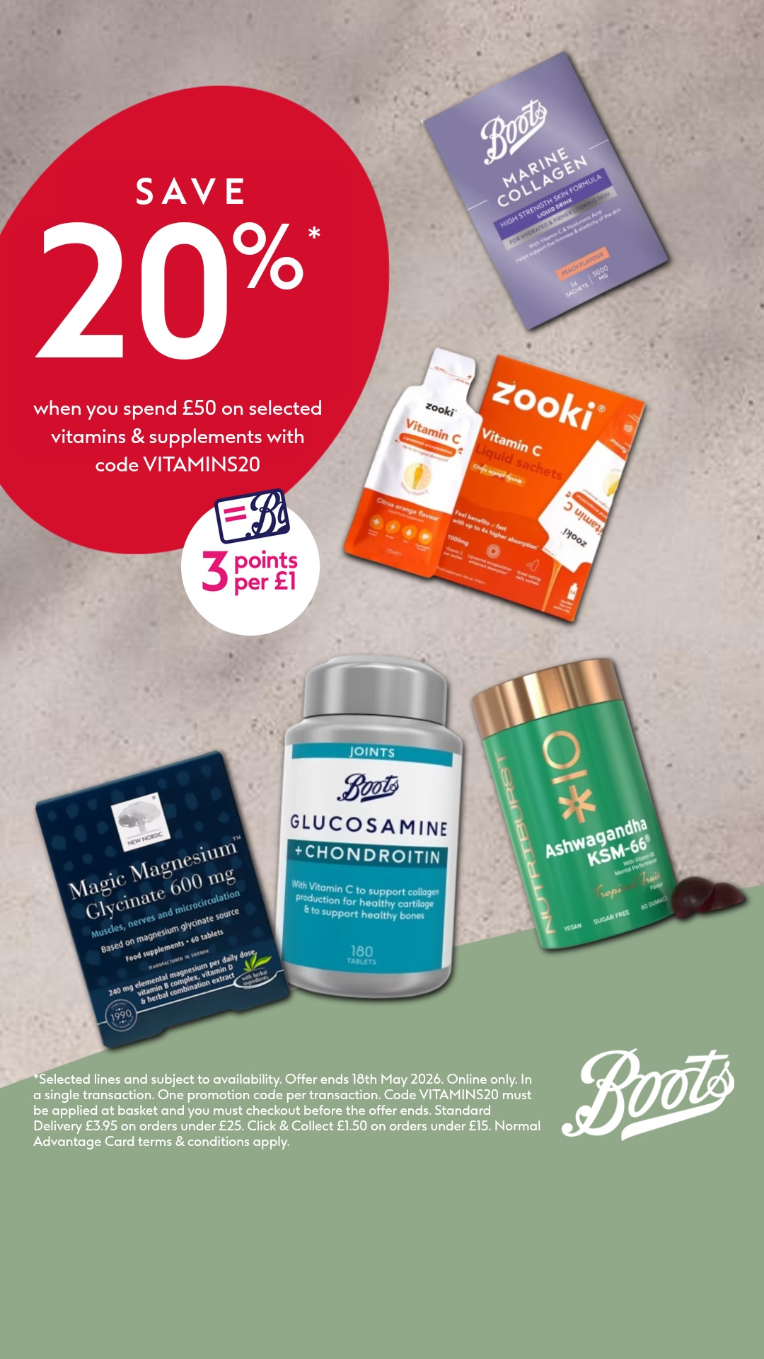 Boots UK Facebook ad
