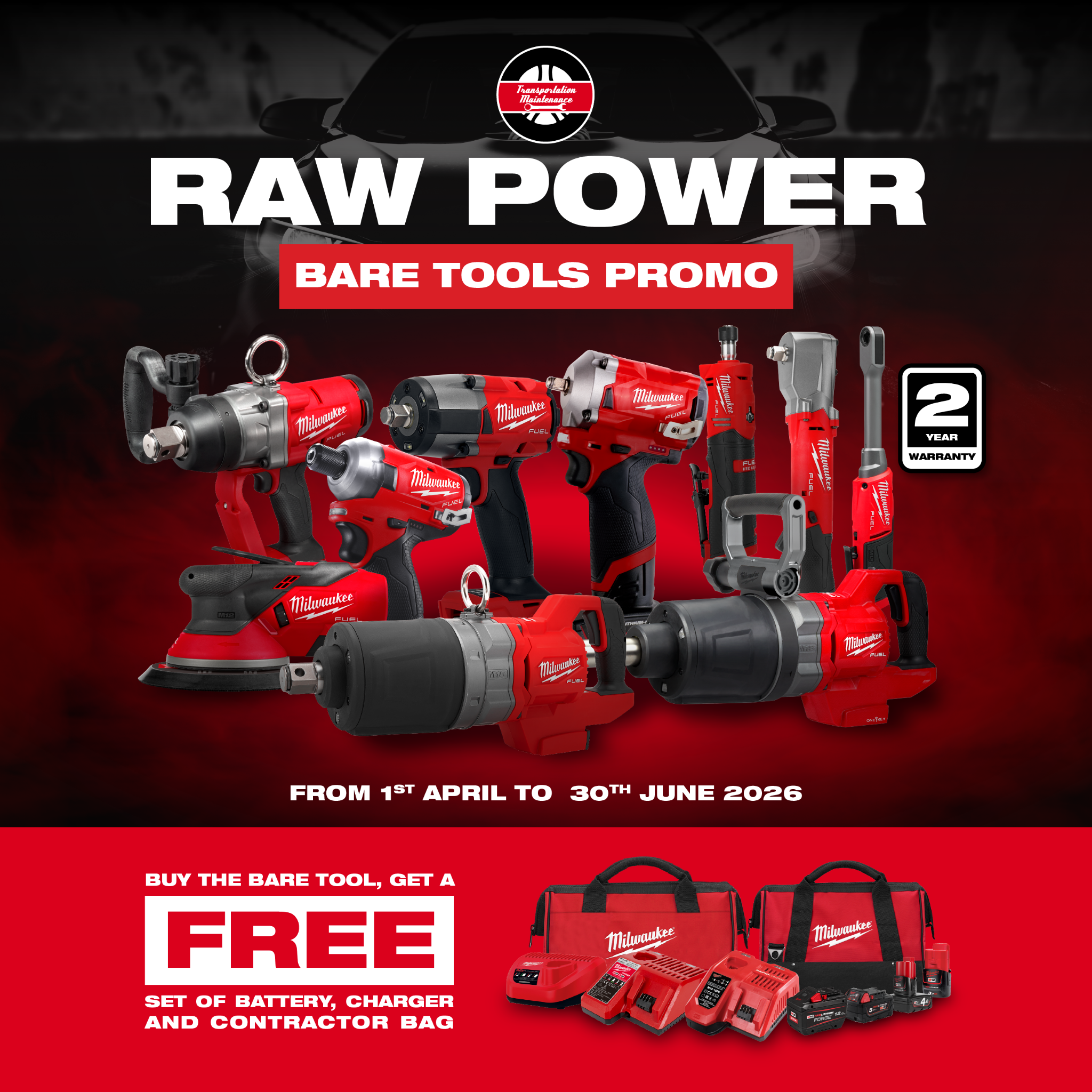 Milwaukee Tool Malaysia Facebook ad: ๐ฅ๐๐ช ๐ฃ๐ข๐ช๐๐ฅ, ๐๐๐ฅ๐ ๐ง๐ข๐ข๐๐ฆ ๐ฃ๐ฅ๐ข๐ ๐ข