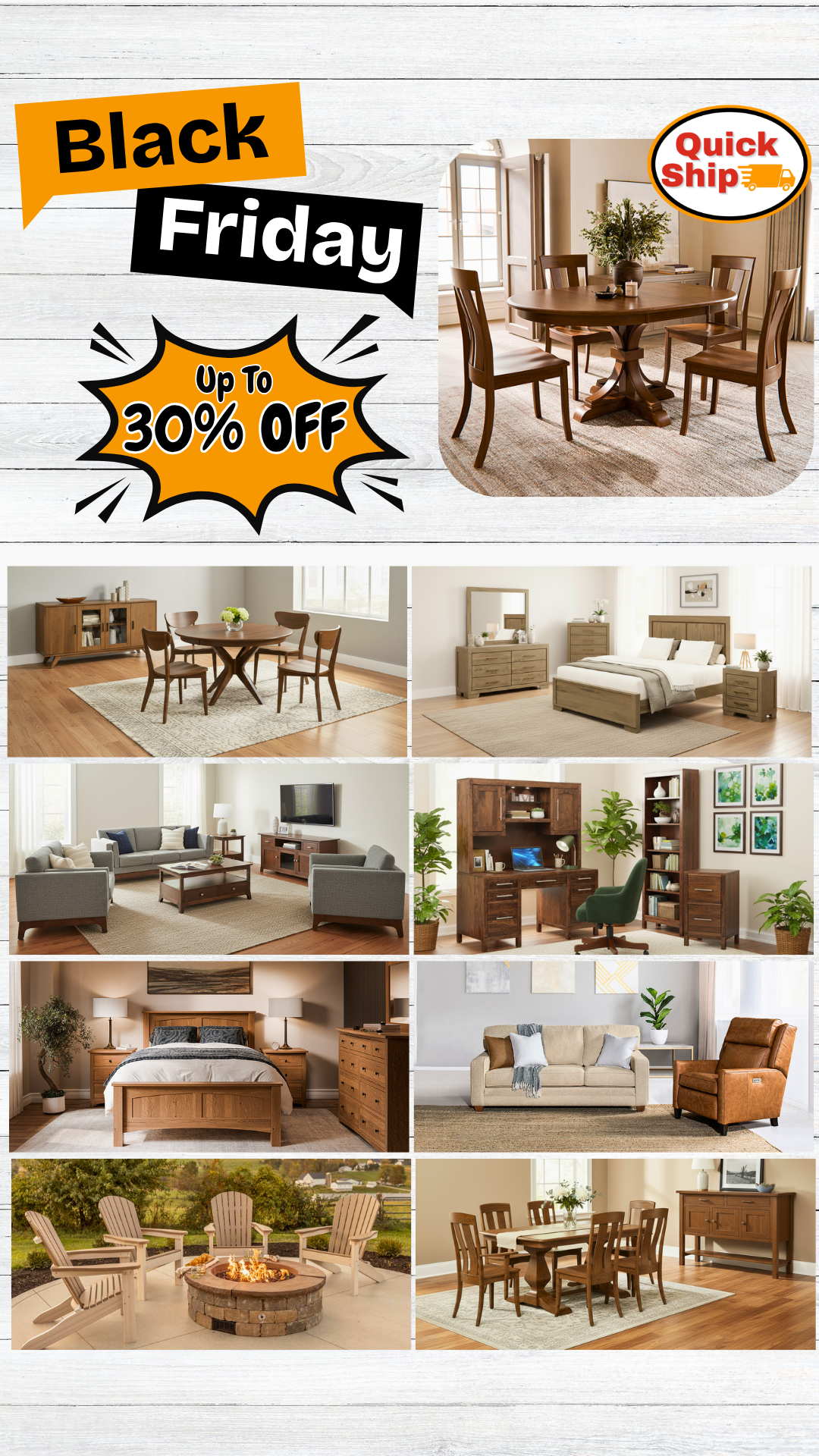 OFCS Amish Furniture Facebook ad