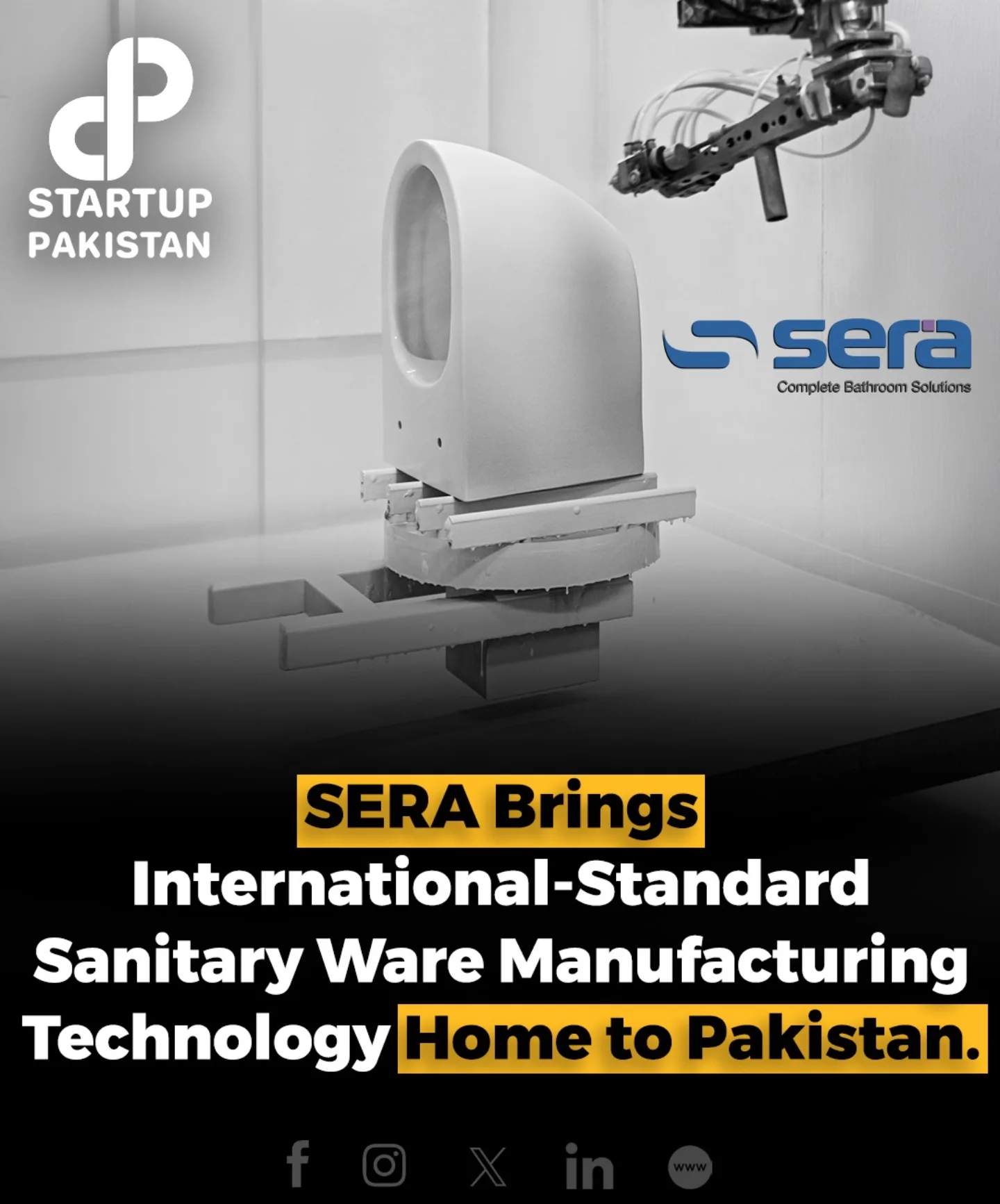 Startup Pakistan Recorder Facebook ad: Pakistan’s sanitary ware industry is entering a new…