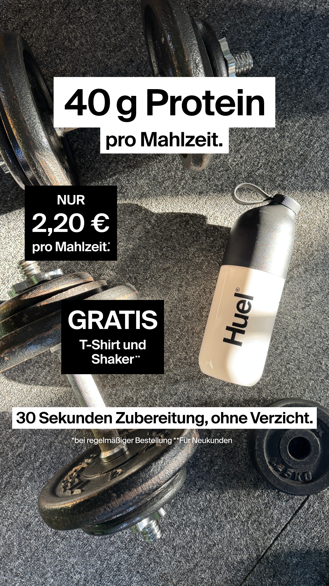 Huel Facebook ad