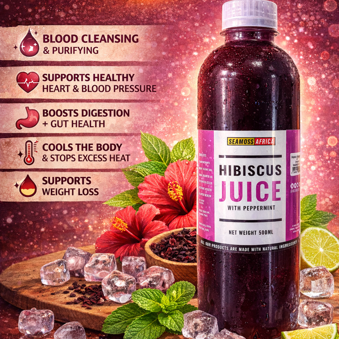 Seamoss Africa Facebook ad: Hibiscus Juice