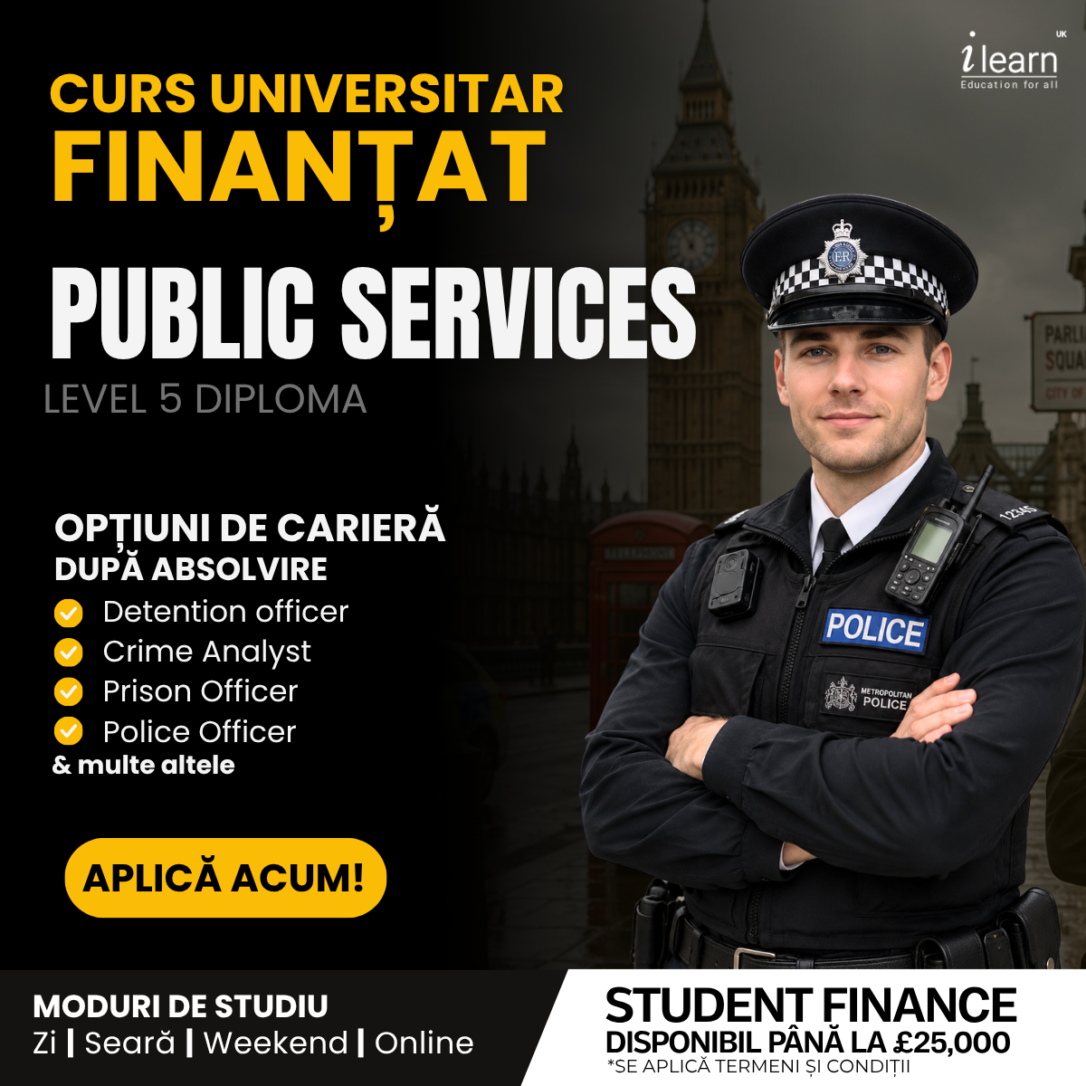 I-Learn Ro Facebook ad: Aplică acum!