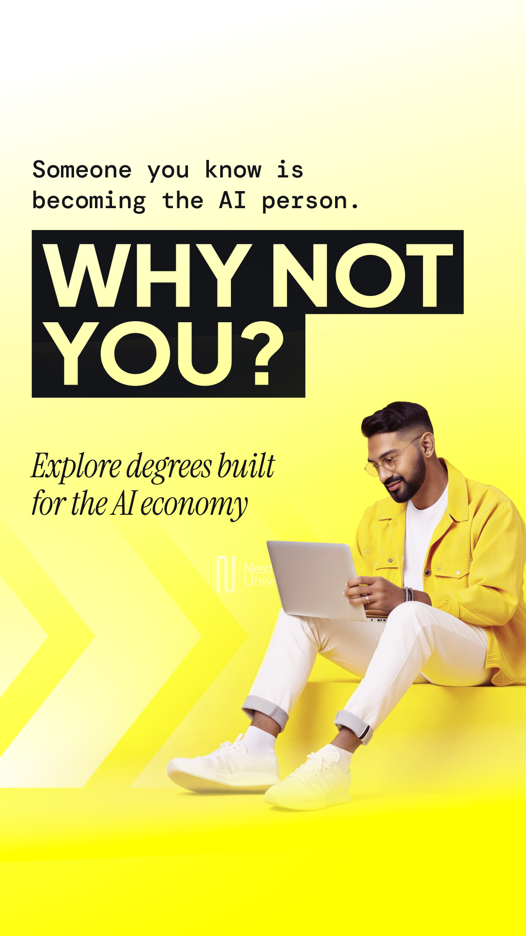 Nexford University Facebook ad