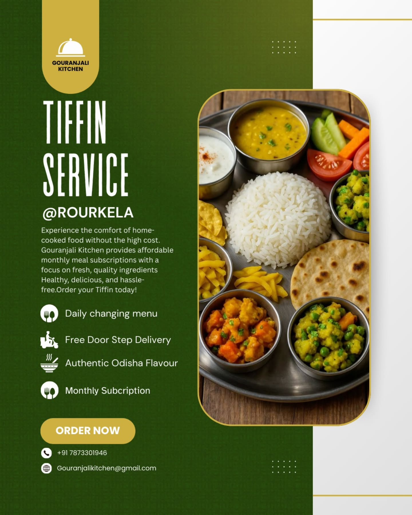 Gouranjali kitchen Facebook ad: Tired of cooking after a long day?