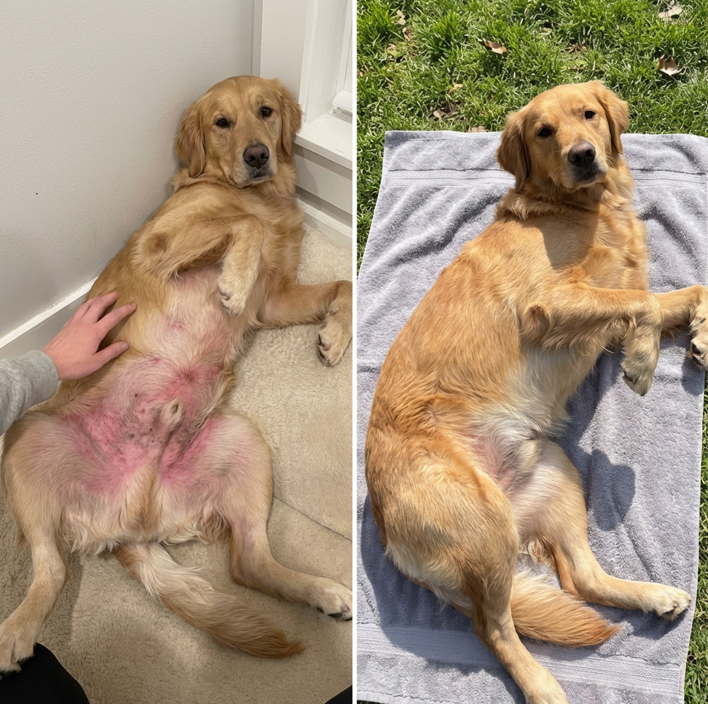 Ducky the Doggo Facebook ad: Read this if your dog scratches