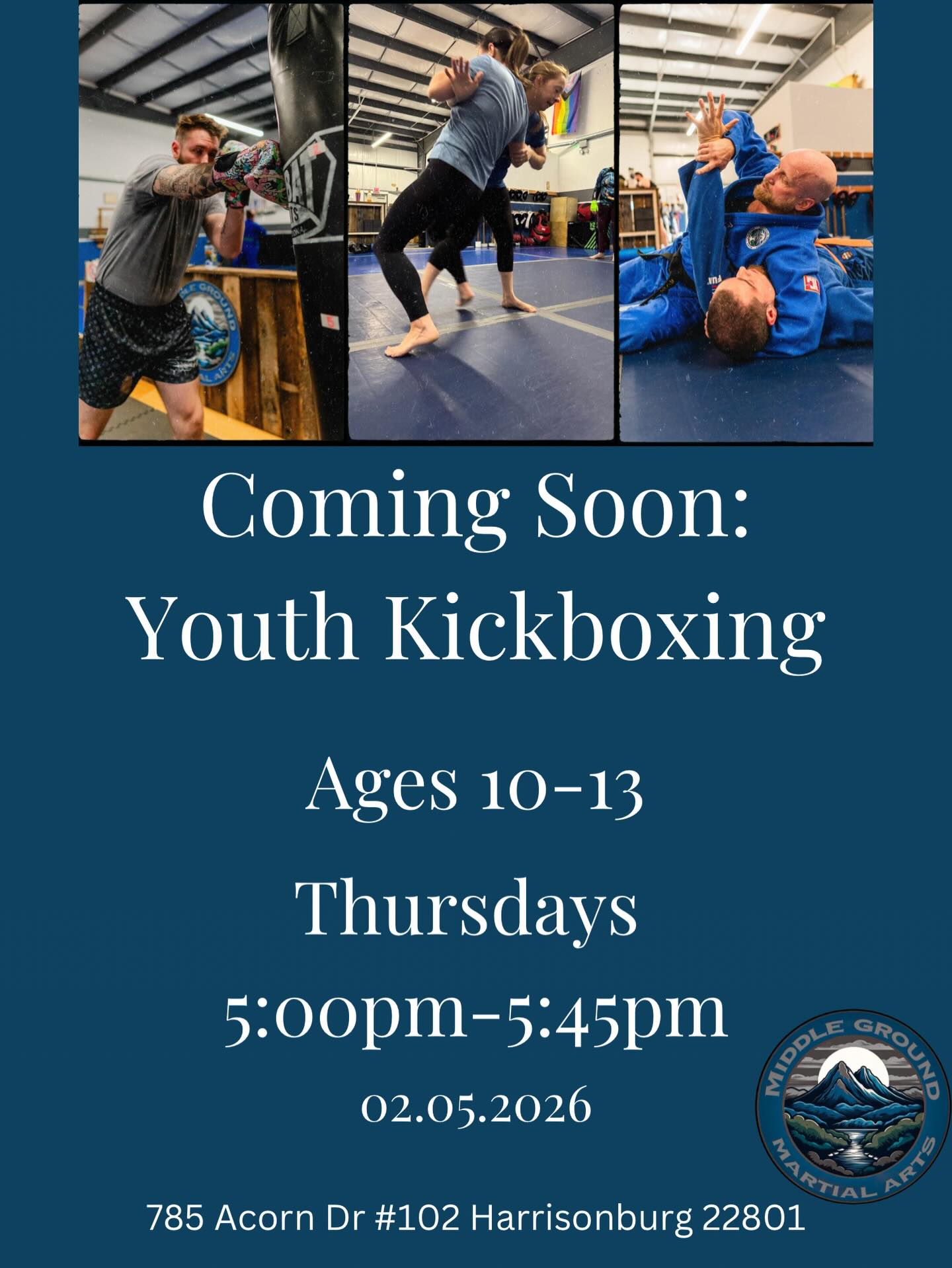 Middle Ground Martial Arts Facebook ad: �COMING SOON�