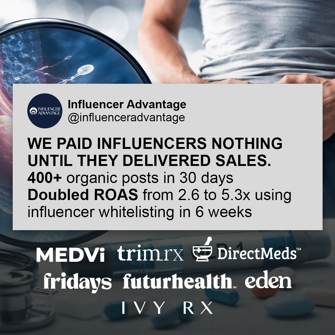 Influencer Advantage Facebook ad