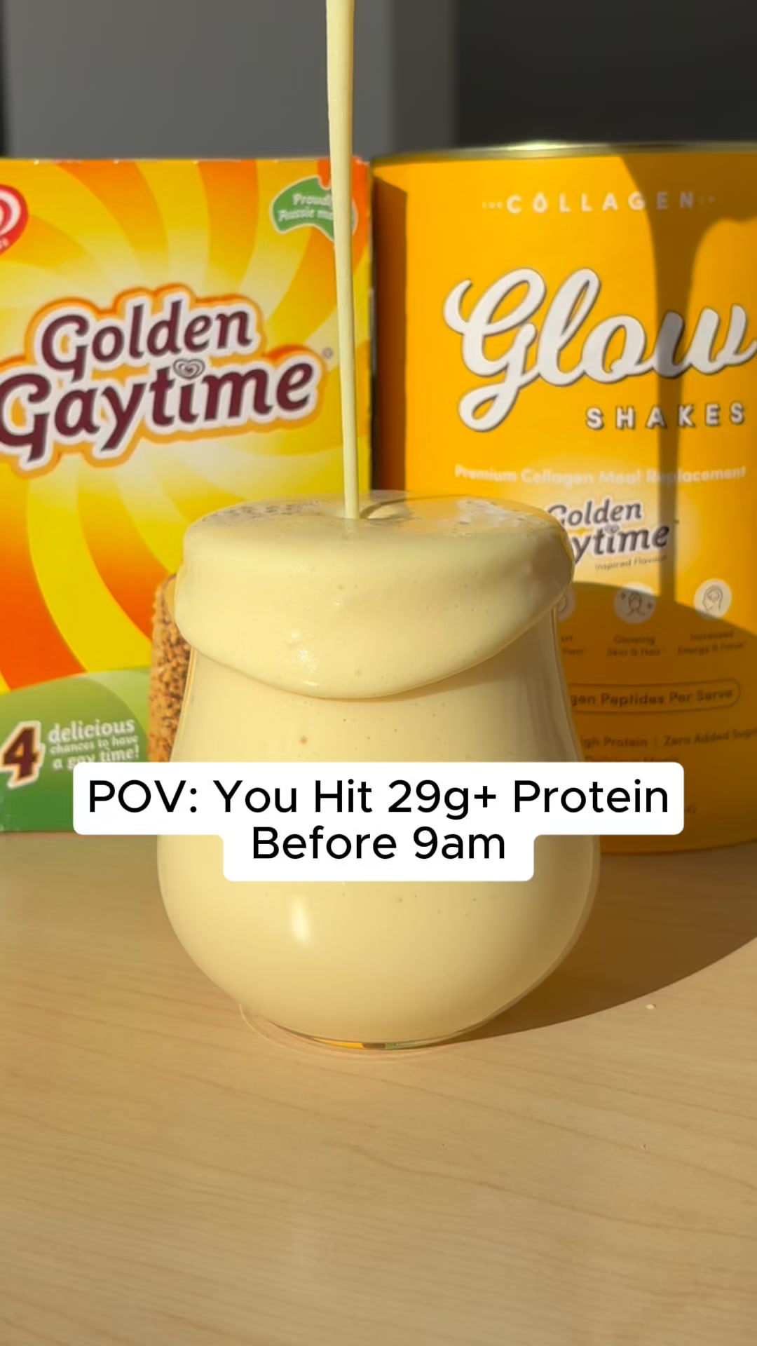 The Collagen Co. Facebook ad: A High Protein Meal That Also Helps The Glow