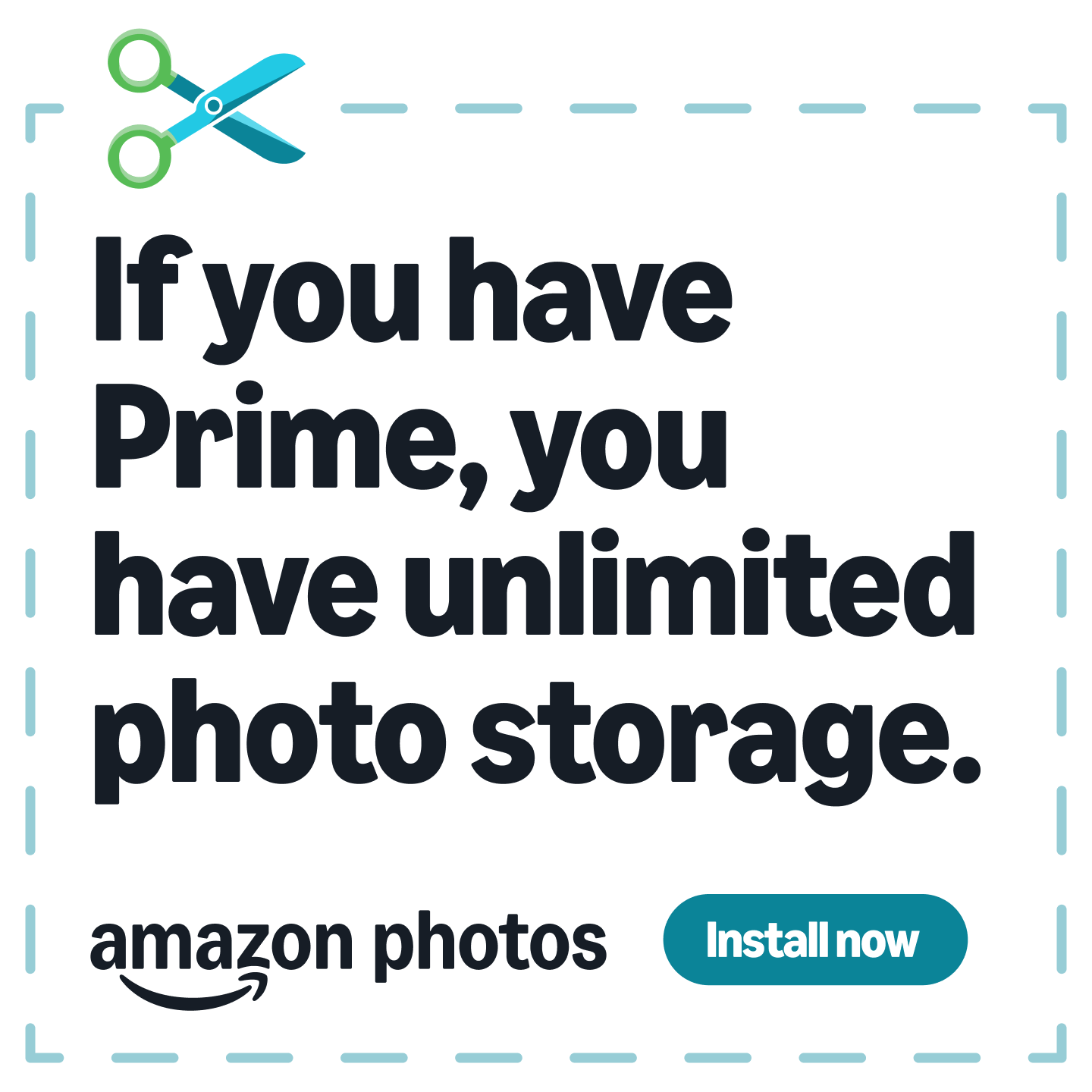 Amazon Photos Facebook ad