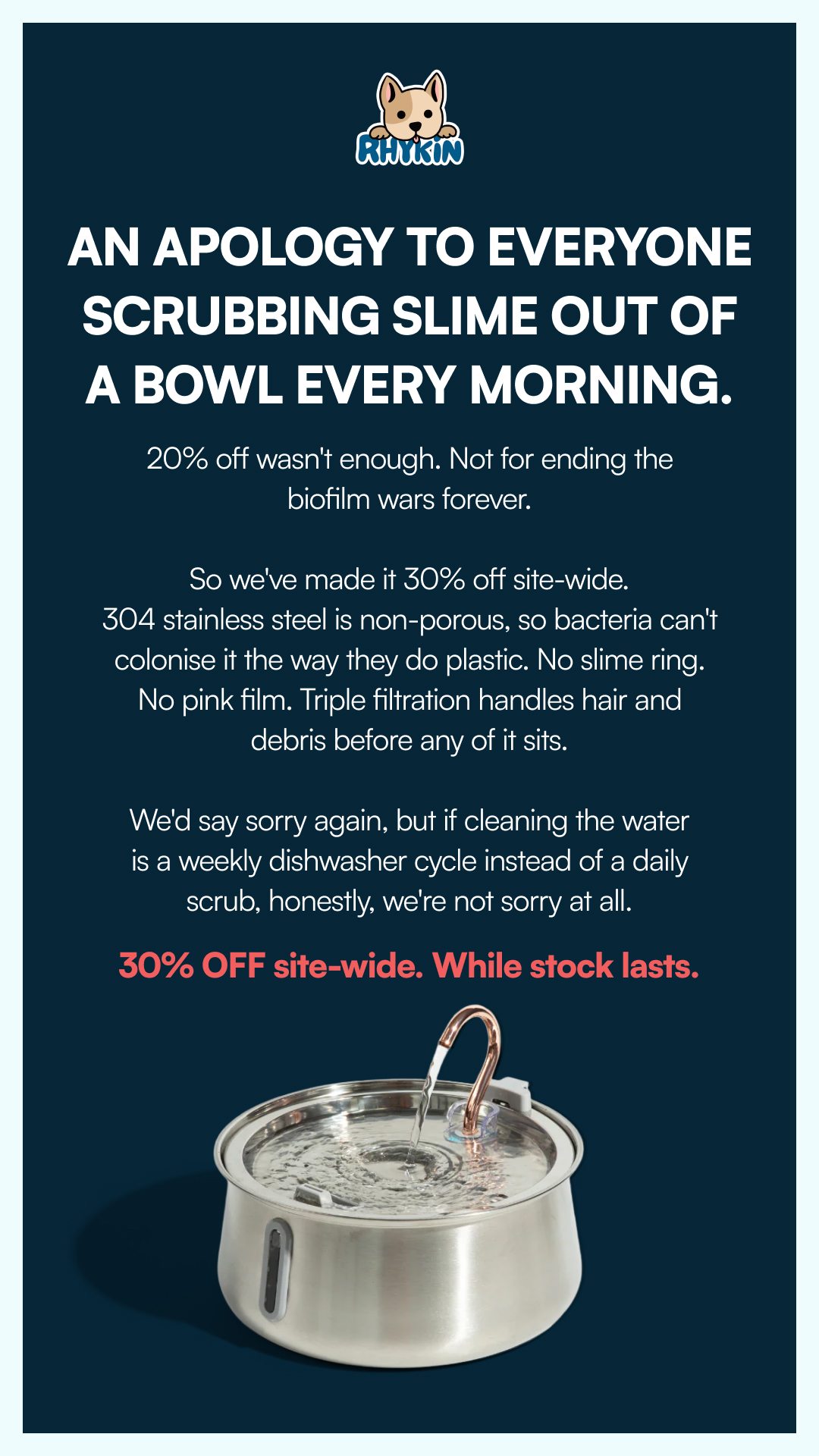 Rhykin Pet Co Facebook ad