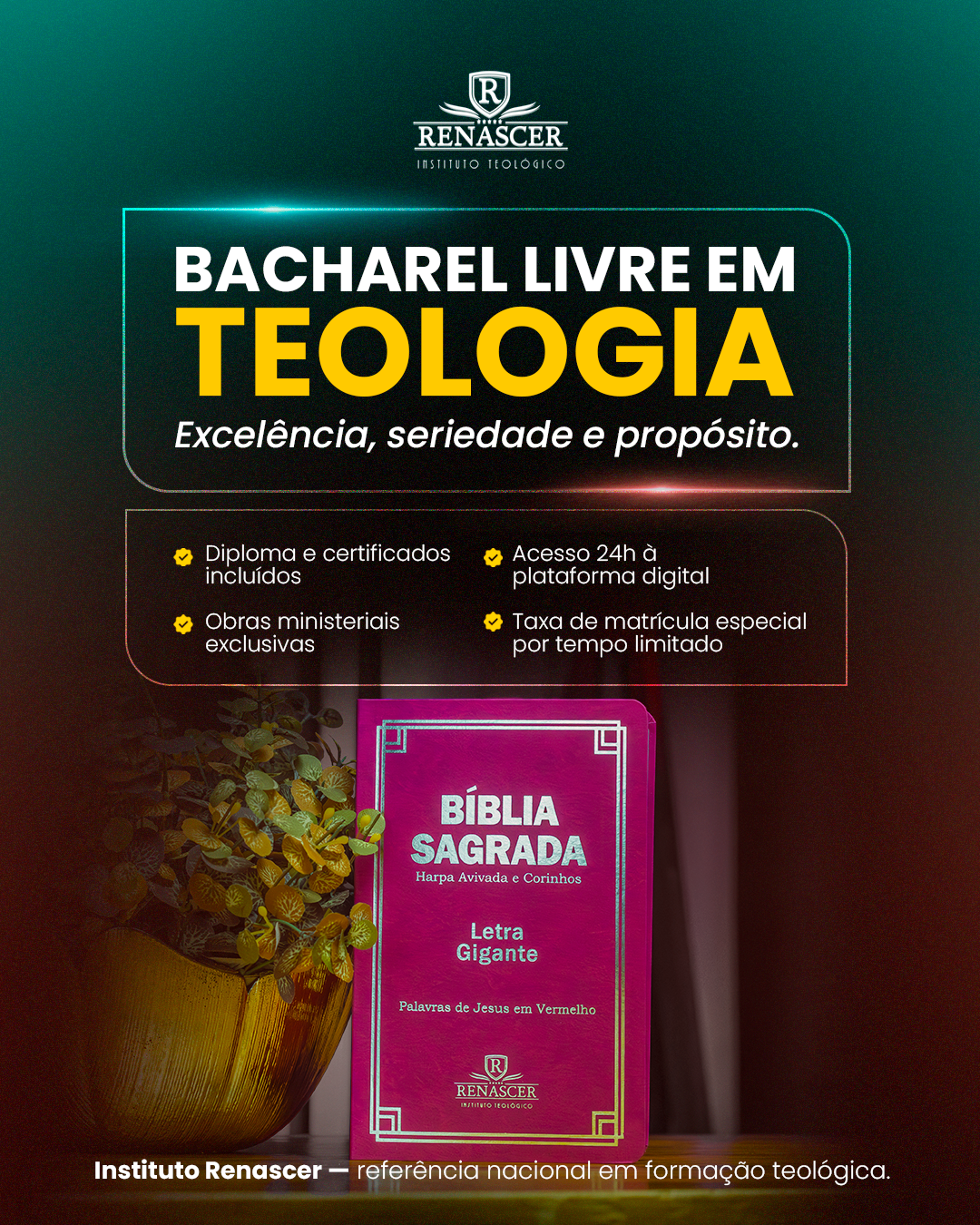 Renascer Instituto Teologico Facebook ad