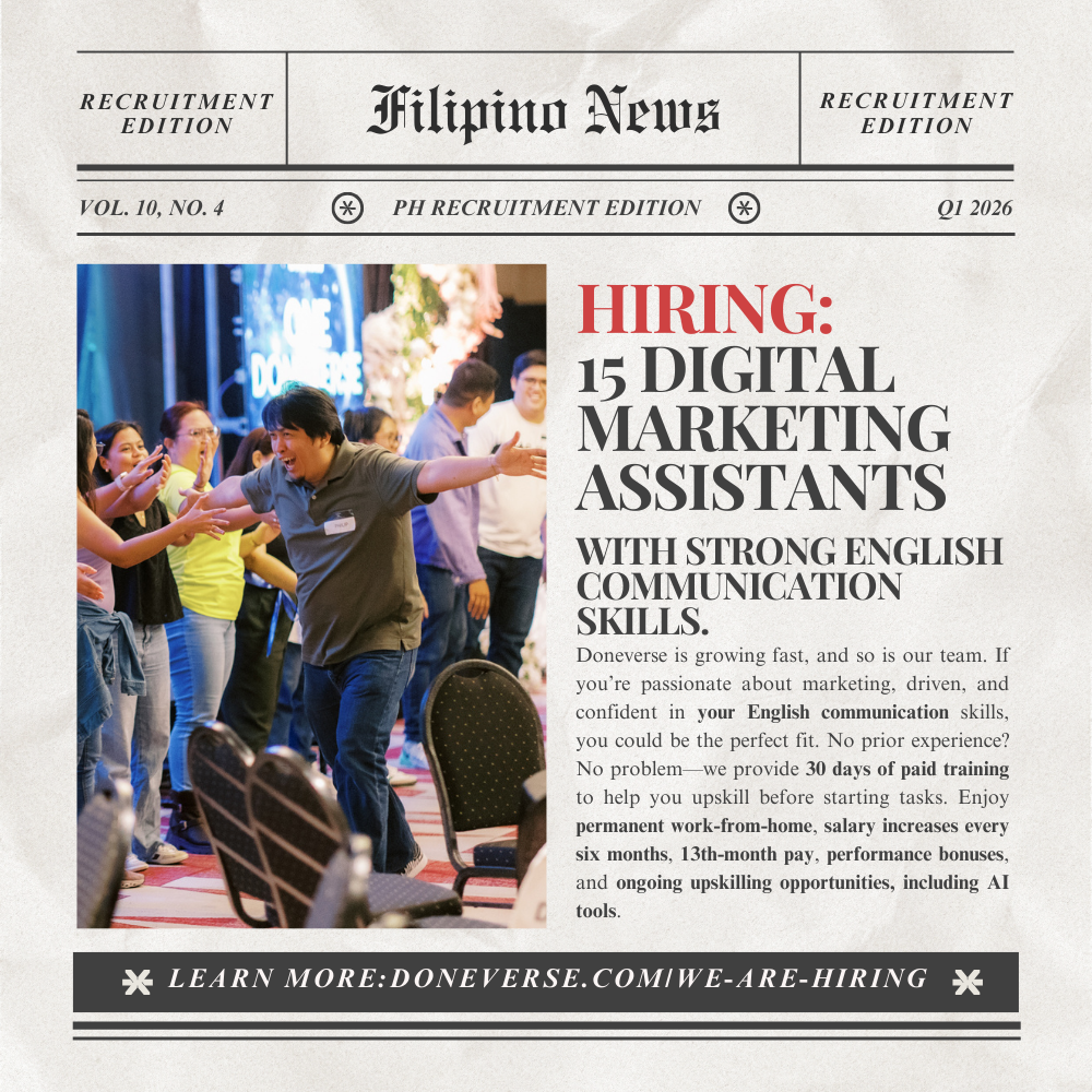 Doneverse - Careers Facebook ad