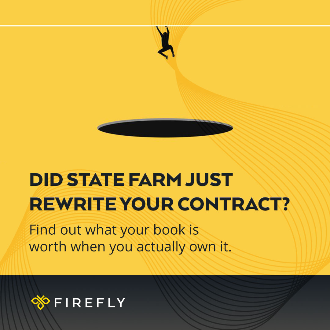 Firefly Agency Facebook ad: Most captive agents find out too late that…