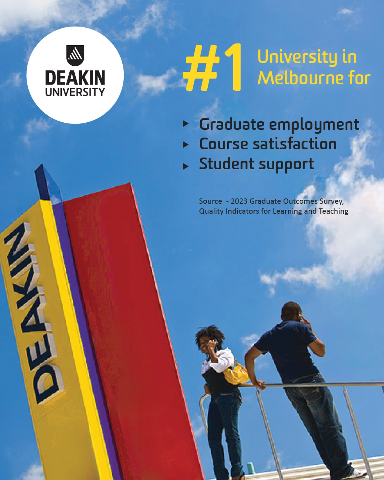 Deakin University South Asia Facebook ad