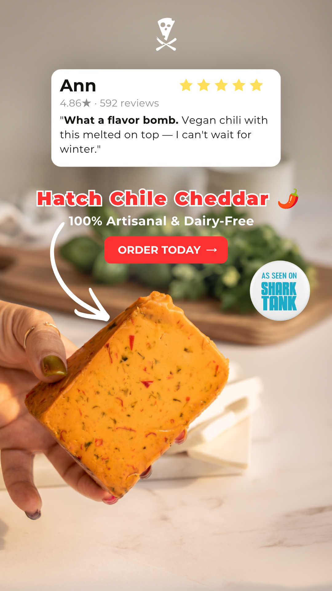 Rebel Cheese Facebook ad