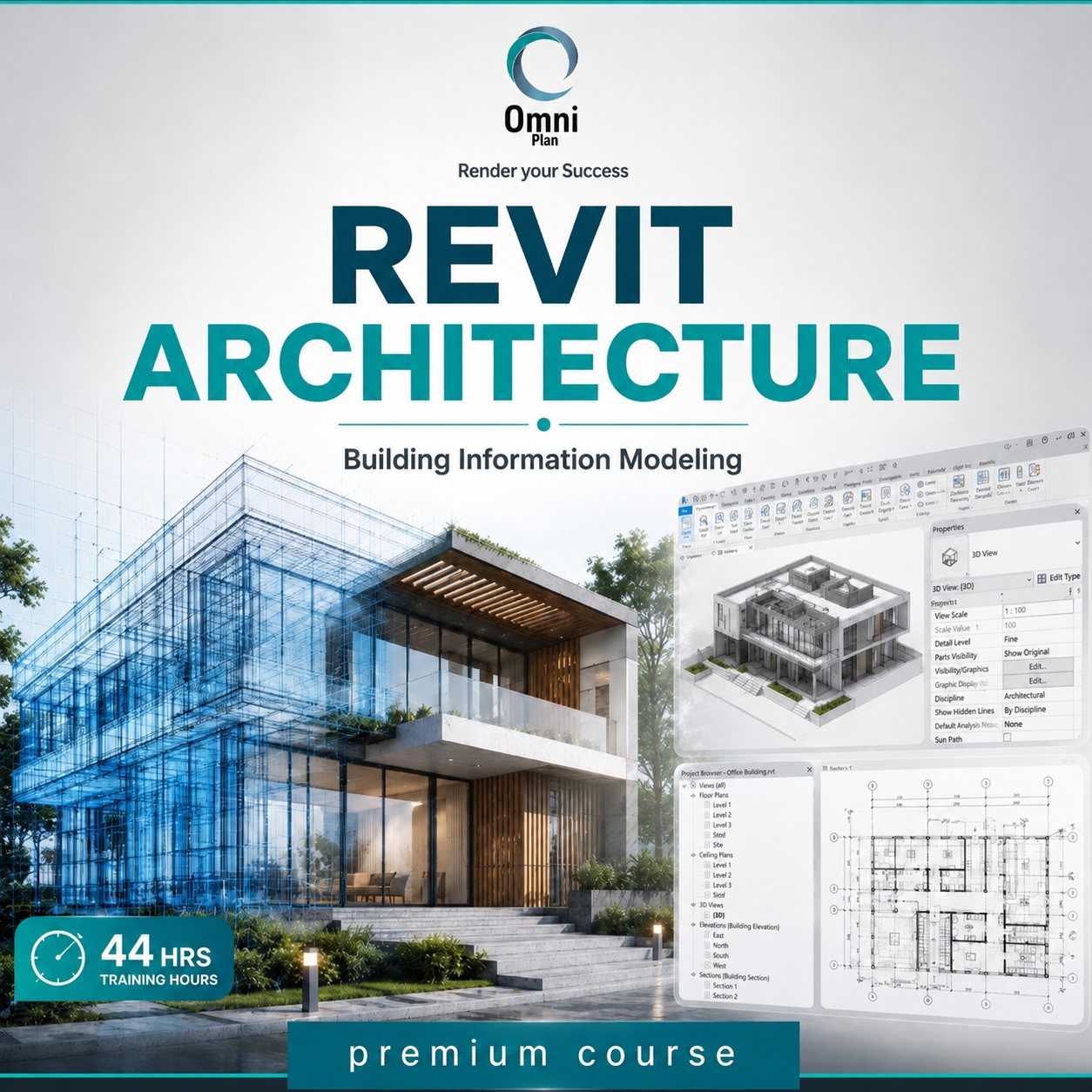 OmniPlan Facebook ad: مهندس معماري ؟ لسا بتدرس او تخرجت و…