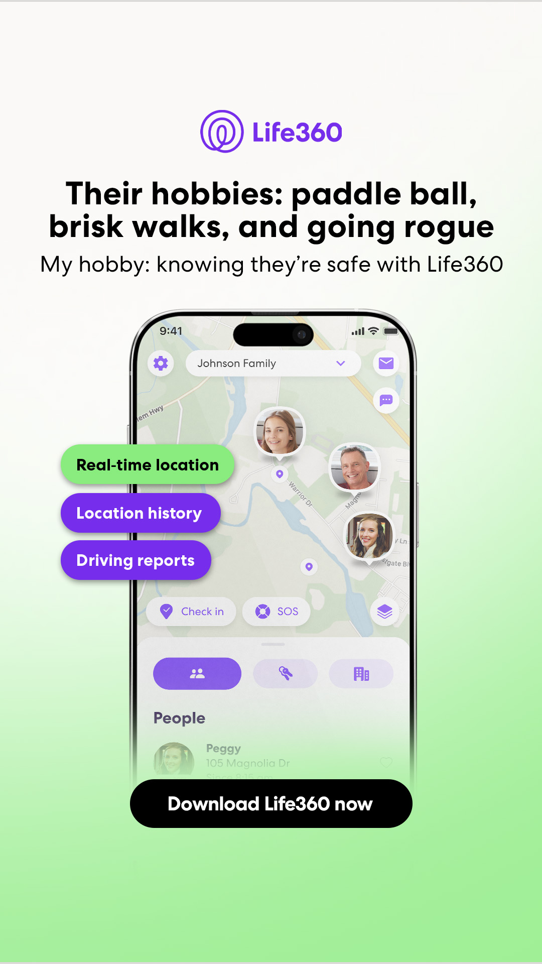 Life360 Facebook ad