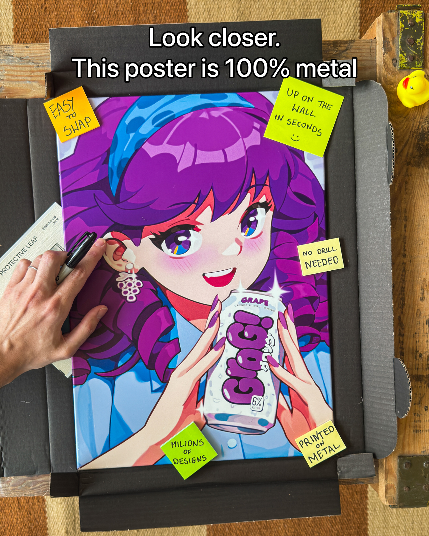 Displate Facebook ad