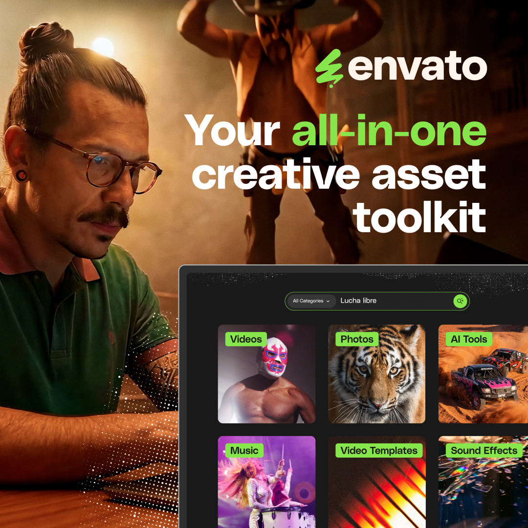 Envato Facebook ad