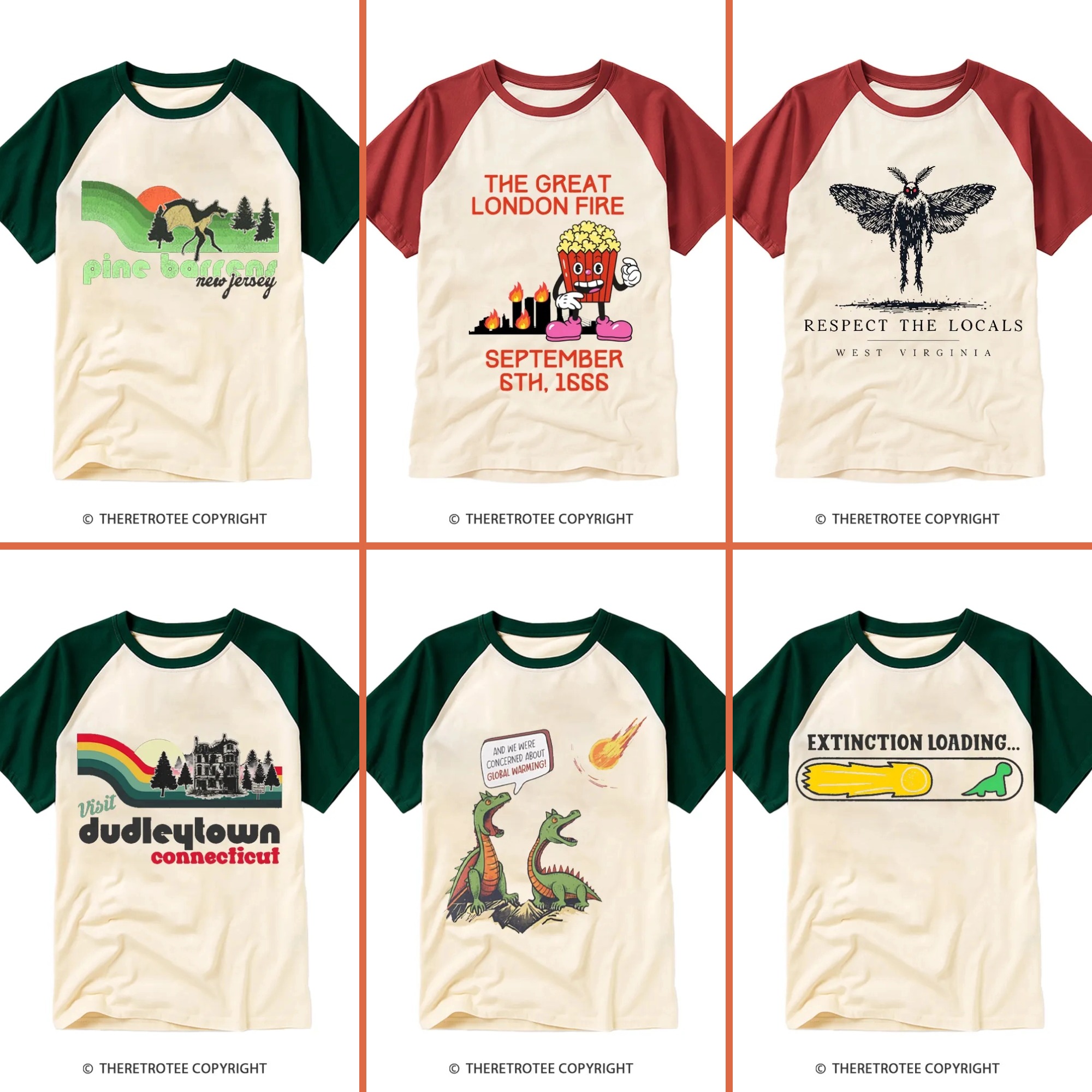 The RetroTee Facebook ad: Vintage Tees for the Curious