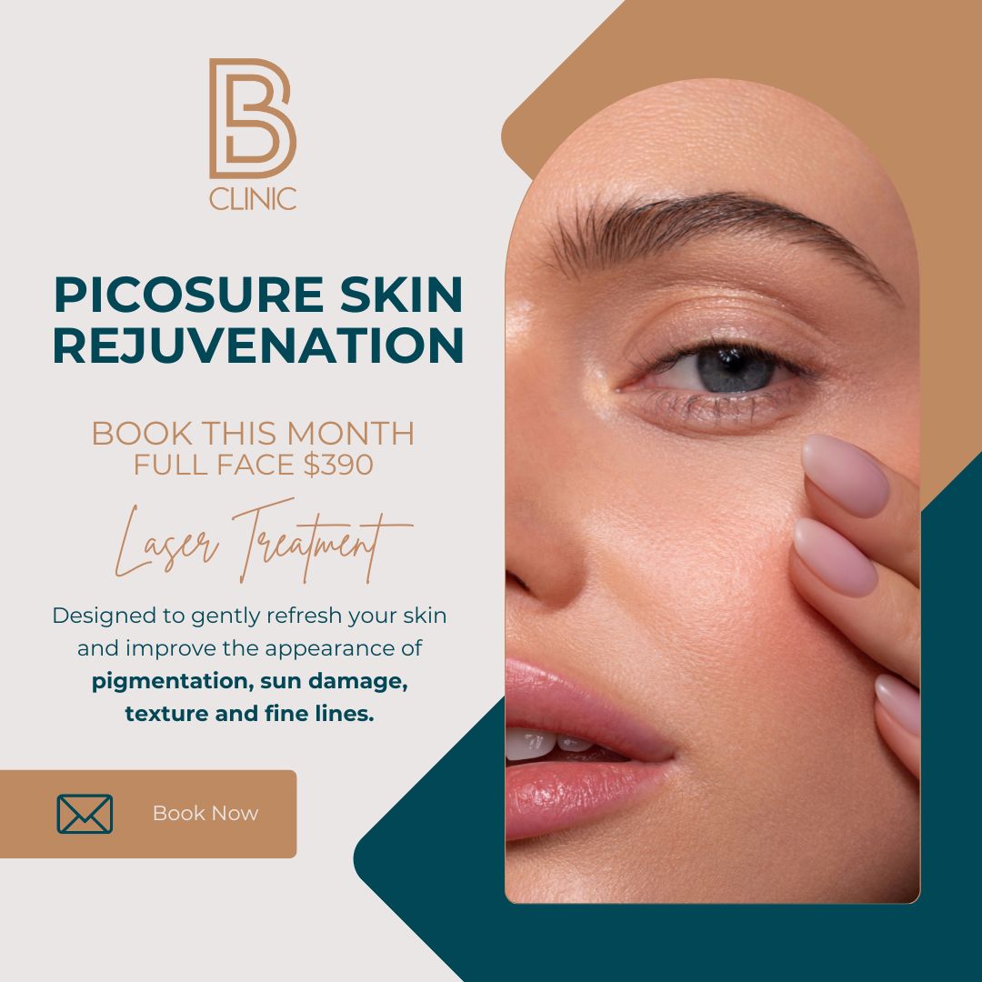 B Clinic Facebook ad: PicoSure Skin Rejuvenation
