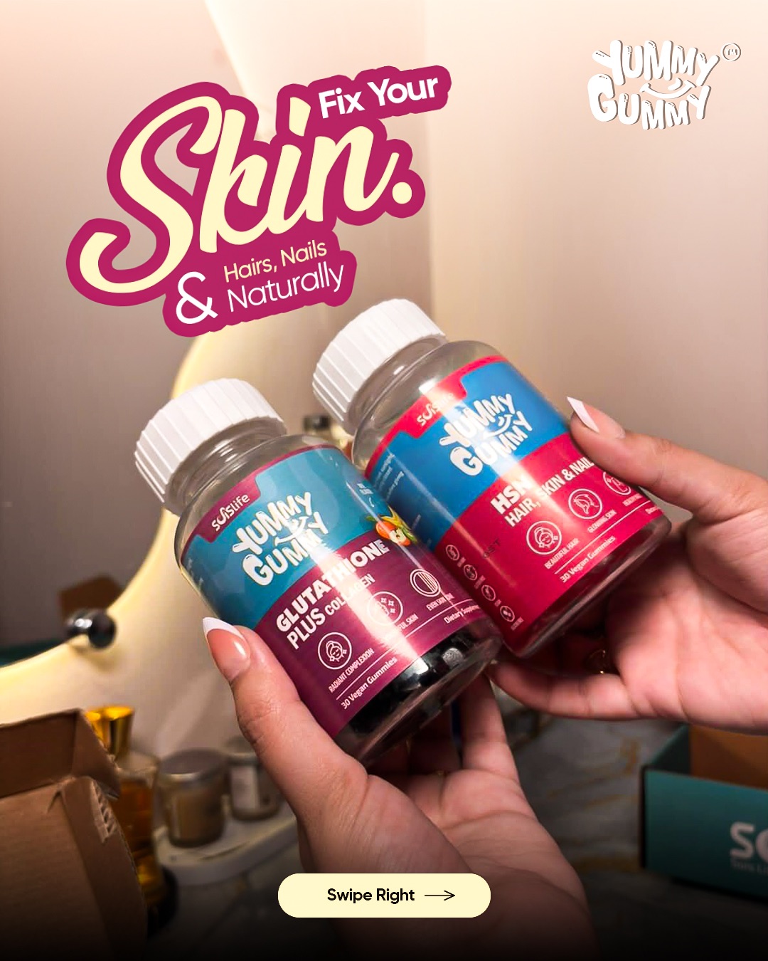 YummyGummy Facebook ad