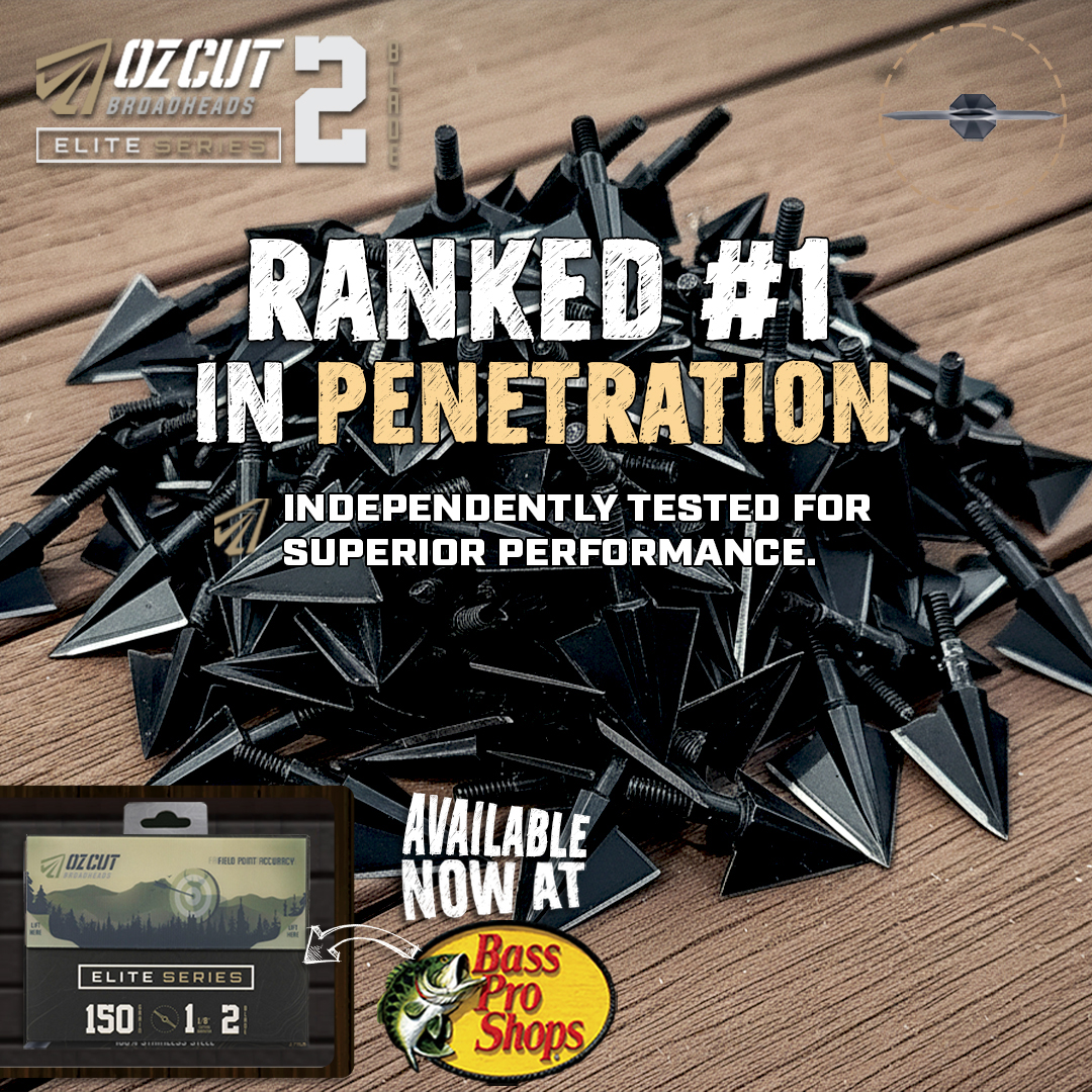 Ozcut Broadheads Facebook ad: Ozcut Elite Series 2: Penetration is Everything
