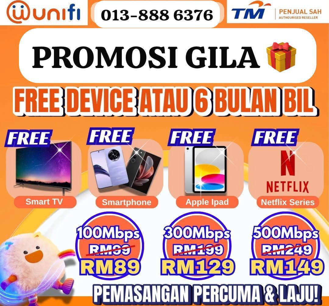TM Unifi Facebook ad