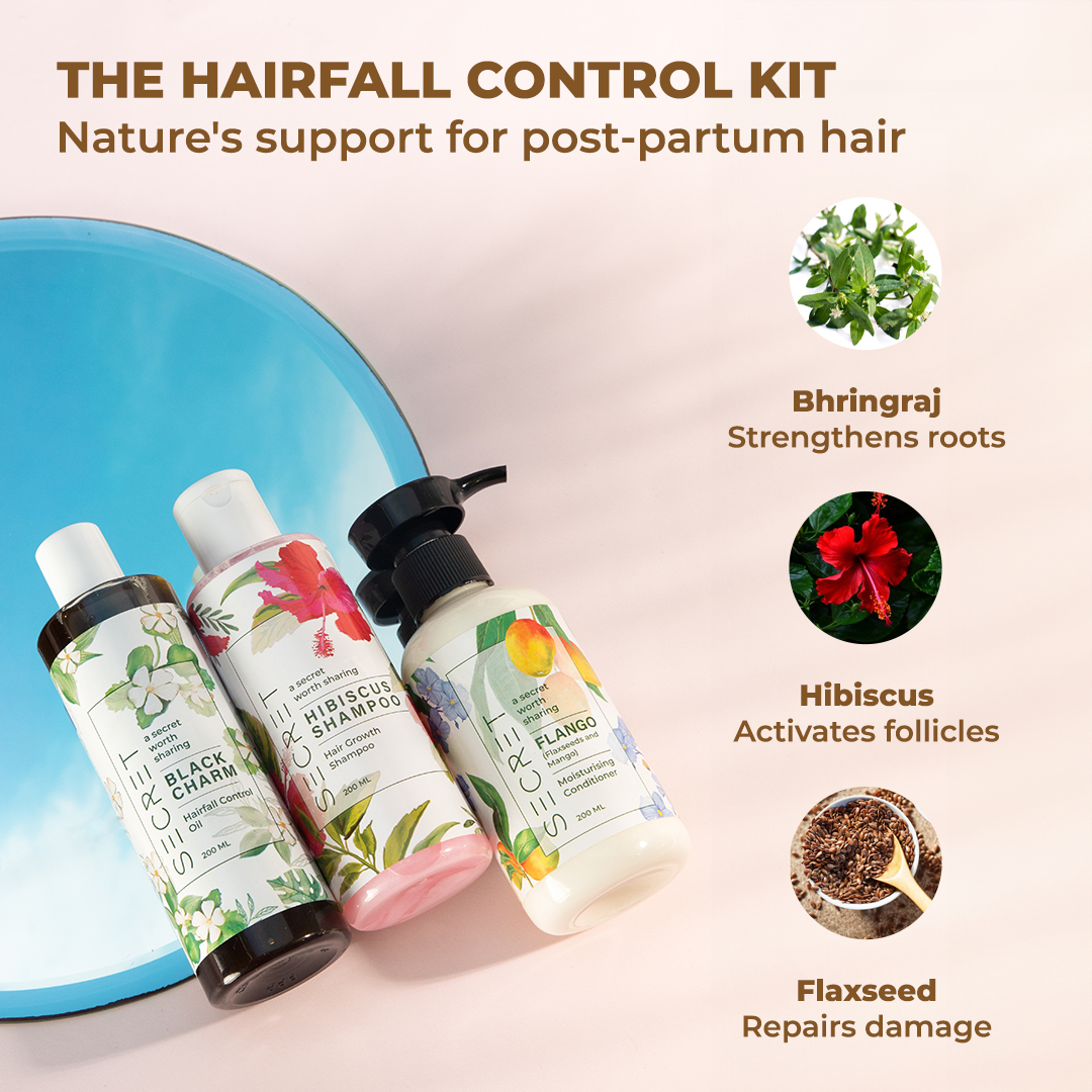 secrethairoil Facebook ad: Postpartum hair loss can feel overwhelming