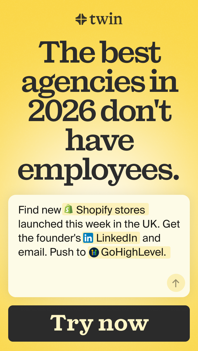 Twin Agents Facebook ad from Mar 15, 2026